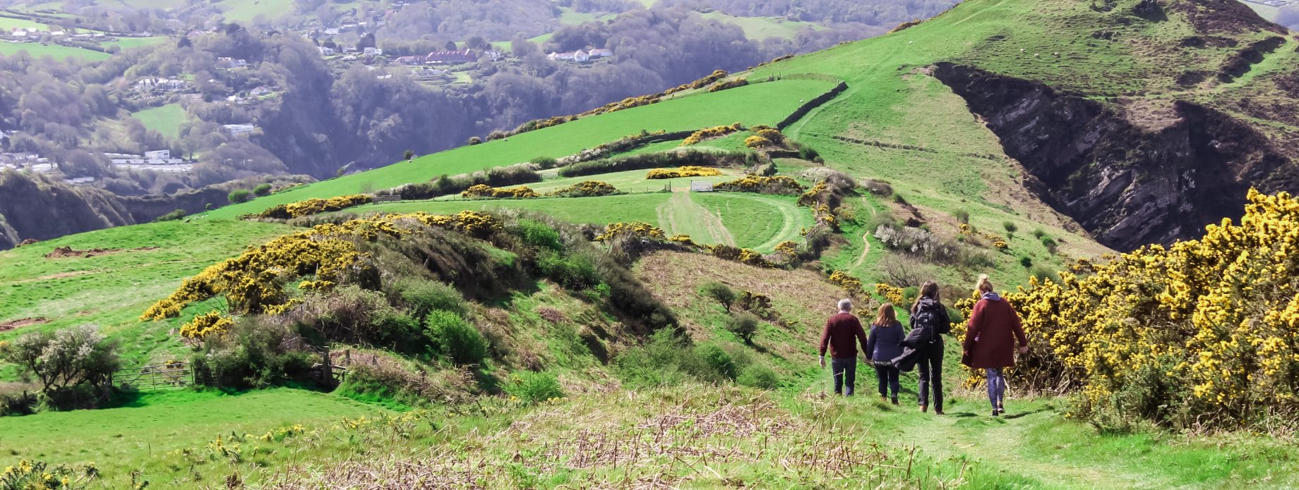North Devon coastal walks near Middle Dean Farm